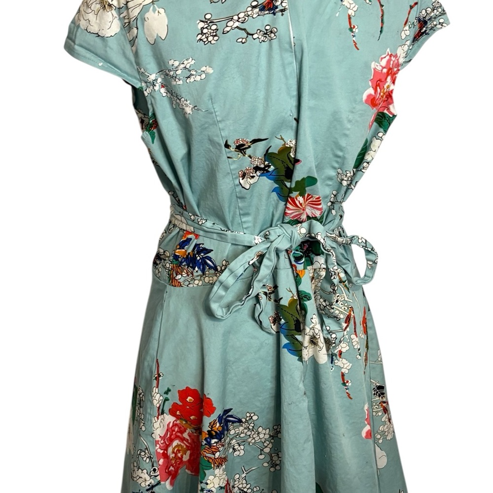 🌸 Vintage-Inspired Floral Midi Dress – Dress Tells (3XL) 🌸 - Picture 4 of 5